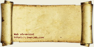 Hana Simeunović vizit kartica